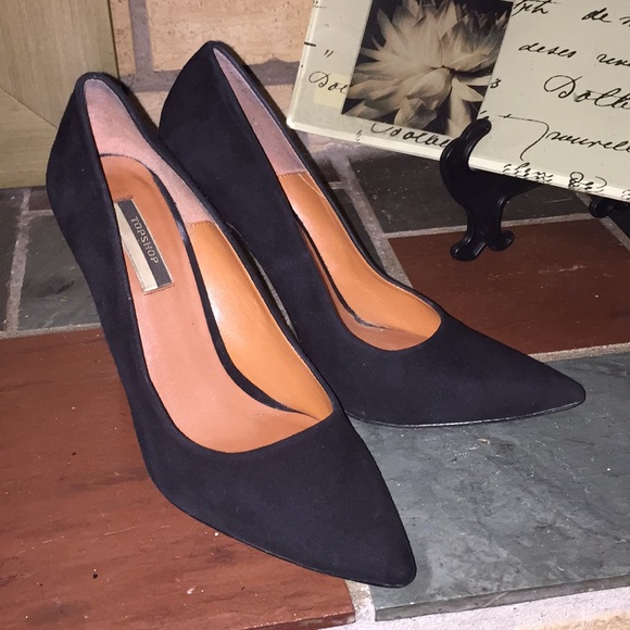 TopShop Black Heels Size 36/6 Made in Spain - Picture 1 of 8